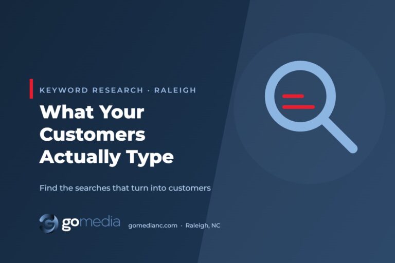 What Your Customers Actually Type – GO Media Raleigh SEO